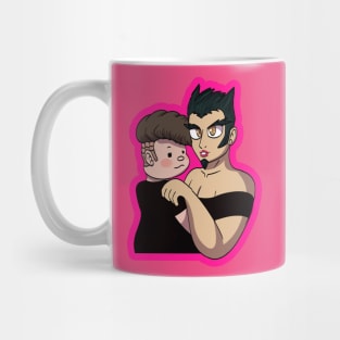 Teruteru and Nekomaru is the Word Mug